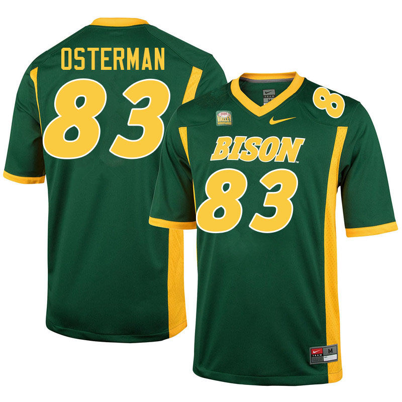 North Dakota State Bison #83 Cade Osterman College Football Jerseys Stitched-Green